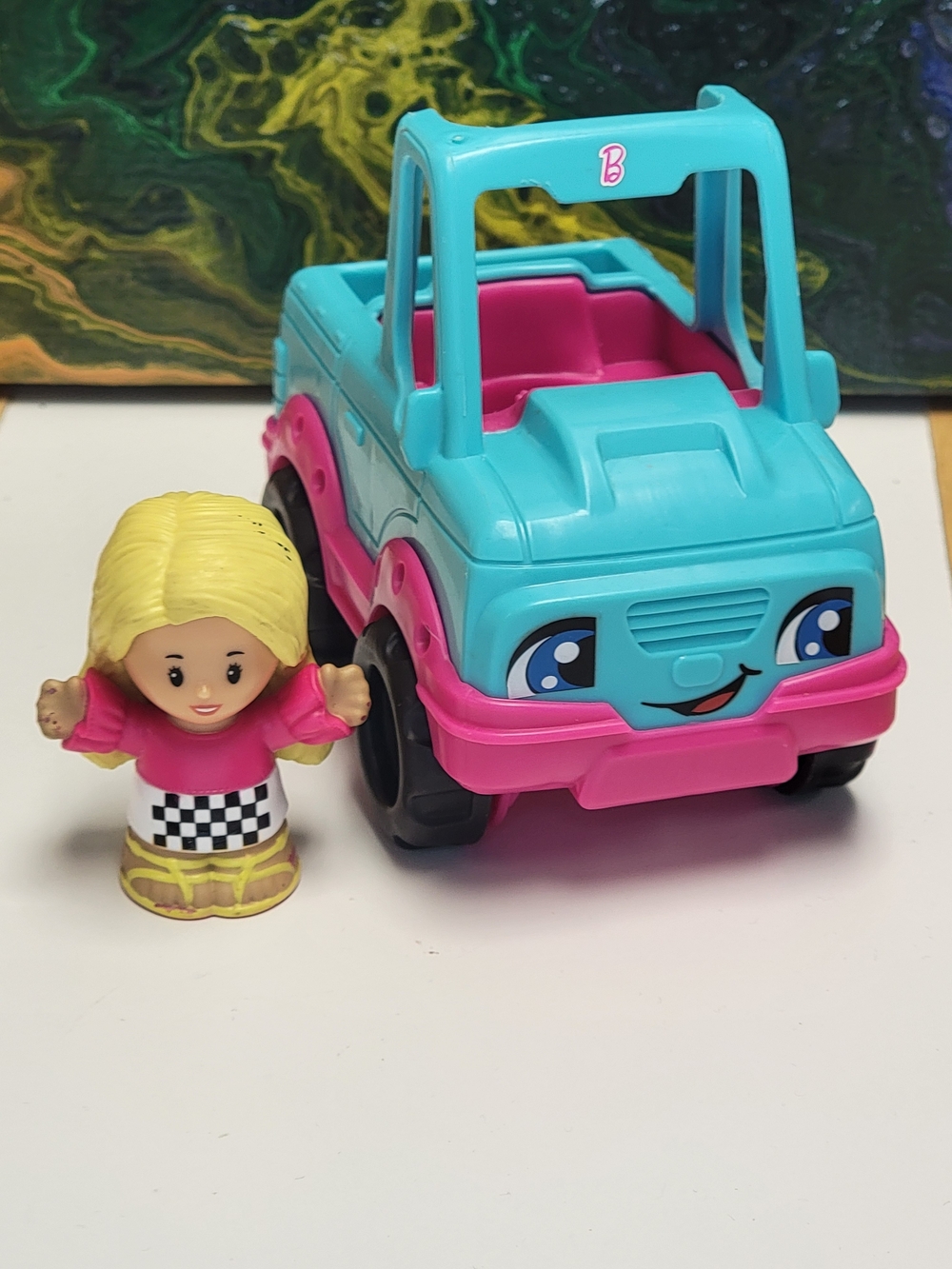 Fisher Price Little People Barbie And Her Jeep